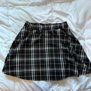 SHEIN plaid skirt